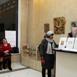 Відкриття виставки сучасних ікон «Обличчям до чудес», 1 лютого 2019 р.
