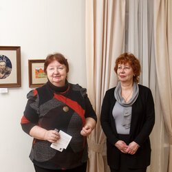 Відкриття виставки «Вишитий живопис Лідії Гончарук» в Музеї Гетьманства, 10 грудня 2018 р.