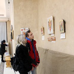 Відкриття виставки сучасних ікон «Обличчям до чудес», 1 лютого 2019 р.
