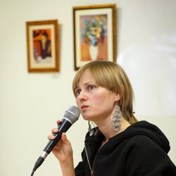 Katya Chilly на презентації проекту «Реалії українського шоу-бізнесу», 23 лютого 2018 р.