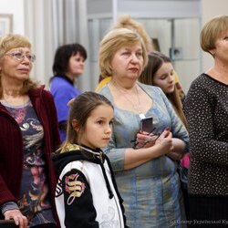 Відкриття виставки «Вишитий живопис Лідії Гончарук», 7 лютого 2018 р.
