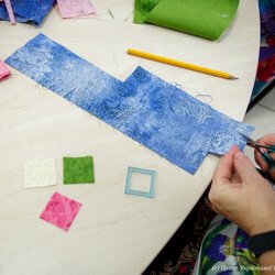 Фото з майстер-класу по основам клаптикового шиття, Ольга Козицька