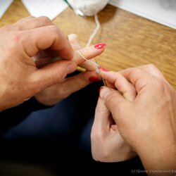 Фото з майстер-класу «В'язання гачком мотиву ірландського мережива для початківців», Надія Мельничук