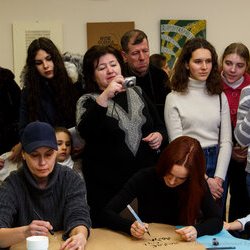 Відкриття виставки «Філософія каліграфії», 12 січня 2018 р.
