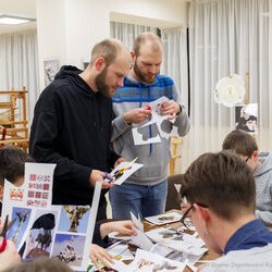 Майстер-клас зі створення колажу, Іван та Василь Костенки
