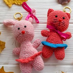 Майстер-клас із в'язання брелків-тваринок, Олена Васильєва