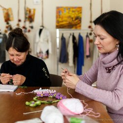 Фото з майстер-класу із в'язання гачком намиста «Спогади про літо», Тетяна Зосімова