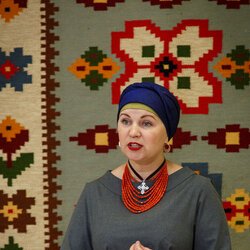 Інна Залізнюк на відкритті виставки « Свято Врожаю-2017 », 4 листопада 2017 р.