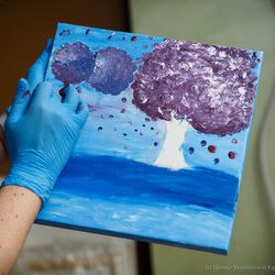 Фото з майстер-класу родинного щастятворення «Дерево щастя», Олександра Старобор