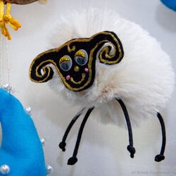 Майстер: Катерина Бикова. VI Свято Новорічної Іграшки, 3 - 30.12.2016 р.