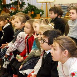 Фото з презентації дитячих новорічних книжок. Видавництво «Братське»