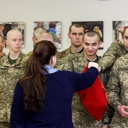 Екскурсія та майстер-клас для солдатів строкової служби Військової частини А2424, 4.12.2016 р.