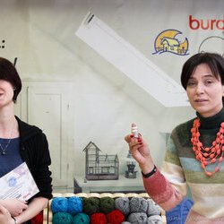 Юлія Васильєва та Світлана Долеско на закритті виставки «Тепла осінь», 29.10.2016 р.