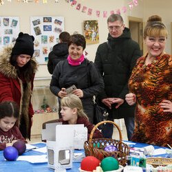 Фото з майстер-класу із розпису новорічних кульок, Олеся Токарська