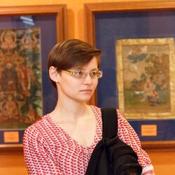 Олена Гомирева на екскурсії від студентів НАОМА, 18 червня 2017 р.