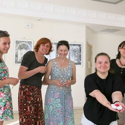 Колективне створення панно до «Теплої осені», 30 червня 2017 р.