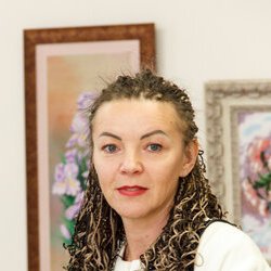 Lina Sand на відкритті V Всеукраїнської виставки «Бісер: Вчора. Сьогодні. Завтра», 4 березня 2017 року