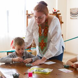 Фото з майстер-класу із виготовлення з бісеру браслету, Наталія Артюхова