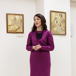Відкриття виставки «…ЯК СОНЦЕ ЗАСТИГЛО У РАМІ», 9 лютого 2018 р.