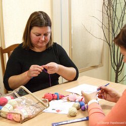 Фото з майстер-класу із в'язання брелків-тваринок, Олена Васильєва