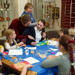 Фото з майстер-класу із виготовлення листівки з природних матеріалів, Анастасія Горобець
