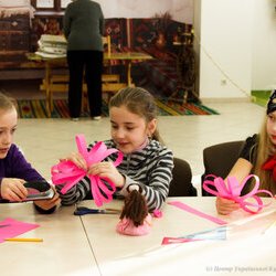 Фото з майстер-класу «Новорічні кулі з паперу своїми руками», Марія Кривець