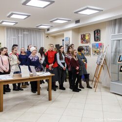 Відкриття виставки «Кольорове коло», 16 січня 2019 р.
