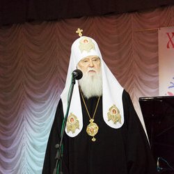 Патріарх Київський Філарет на святкуванні 30-річчя Українського Фонду Культури, 24 квітня 2017 р.