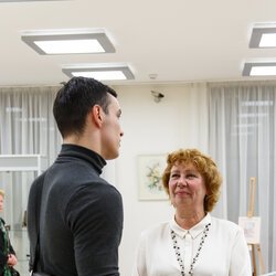 Відкриття виставки «Вишитий живопис Лідії Гончарук», 7 лютого 2018 р.