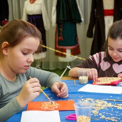 Майстер-клас із виготовлення листівки з природних матеріалів, Анастасія Горобець