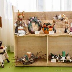 Майстри: Оксана Ягодка та Світлана Вавілова. VI Свято Новорічної Іграшки, 3 - 30.12.2016 р.