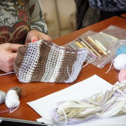 Фото з майстер-класу із в'язання «Ця загадкова клітинка…», Наталія Дмитренко