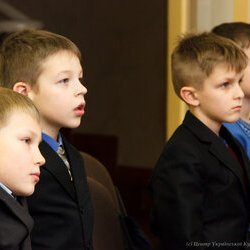 Фото з презентації дитячих новорічних книжок. Видавництво «Братське»