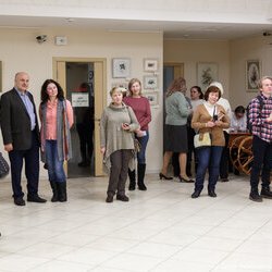 Відкриття виставки «Вишитий живопис Гончарук Лідії. Нова сторінка», 15 січня 2019 р.