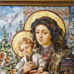 Виставка ікон О.Охапкіна «Від криниці родоводу» в Музеї Гетьманства, 10 січня 2019 р.