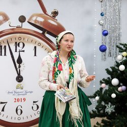 Валентина Проценко на родинних забавах до Святого Миколая, 19 грудня 2018 р.
