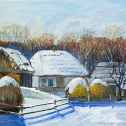 Автор: Ірина Діброва. Виставка живопису «Пейзажна Україна», 20.01 – 4.02.2017 року. 