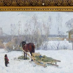 Автор: В.І. Гурін, Виставка живопису «Зима у вікні», 15 - 30.01.2019 р.