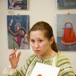 Фото з майстер-класу «Петриківський розпис», Наталія Морозова