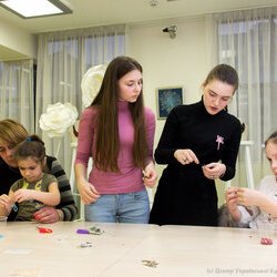 Фото з майстер-класу «Брошка з бісеру «Стрекоза», Олена Косік, Катя Кліандрова