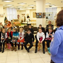 Фото з презентації дитячих новорічних книжок. Видавництво «Братське»