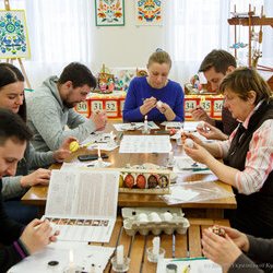 Фото з майстер-класу із писанкарства, Зоя Сташук