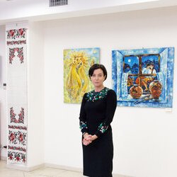 Світлана Долеско на відкритті виставки « Свято Врожаю-2016 », 3 листопада 2016 р.