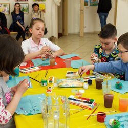 Фото з майстер-класу із виготовлення сувеніру-магніту «Писанка», Анастасія Горобець