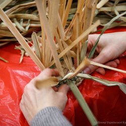 Фото з майстер-класу із виготовлення з рогози личака для подарунків, Ірина Контар