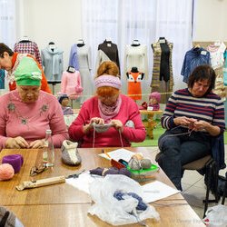Фото з майстер-класу із в'язання спицями домашніх «чешок», Катерина Степанюк