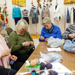Фото з майстер-класу із в'язання спицями домашніх «чешок», Катерина Степанюк