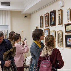 Відкриття виставки « Кольорове коло », 16 січня 2019 р.