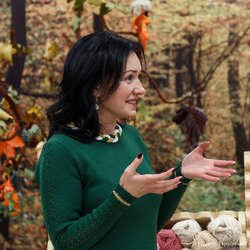Тетяна Зосімова на підведенні підсумків конкурсу «Моя в'язана мрія»