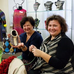 Фото з майстер-класу із в'язання спицями домашніх «чешок», Катерина Степанюк